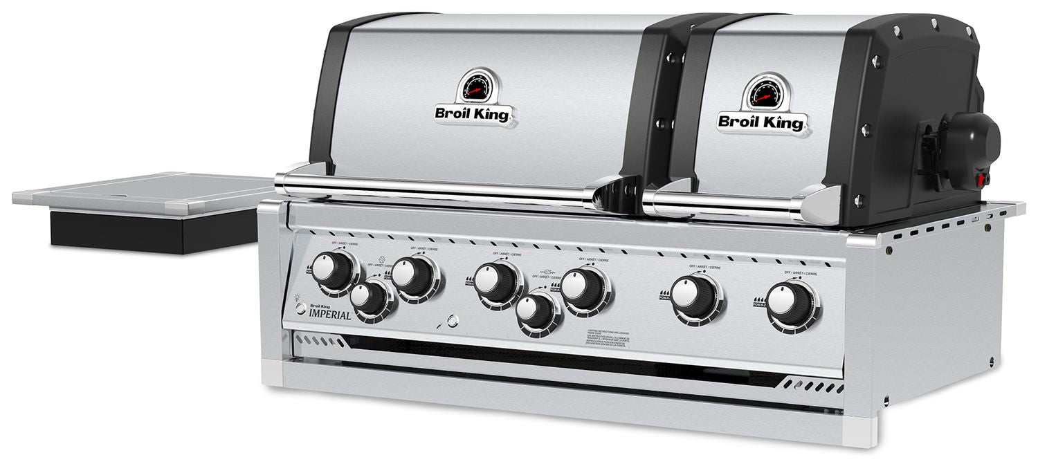 Nærbilde av grillrister på Innebygd grill Imperial 690XL PRO 6 brennere dreiespidd - Broil King