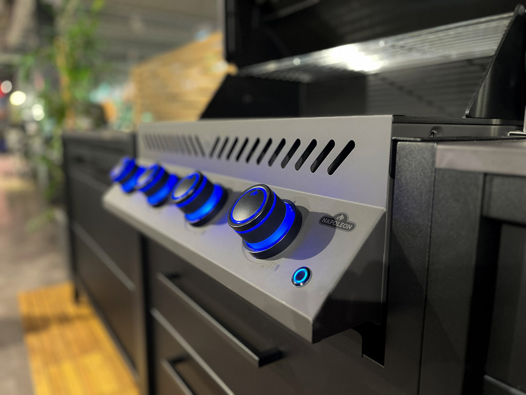 Innebygd grill Prestige 500 Shadow med åpen grillflate