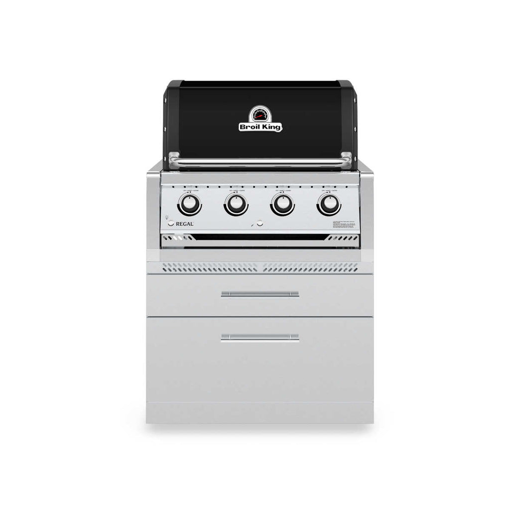 Innebygd grill Regal 420 Built-In 4 brennere støpejern med åpent lokk