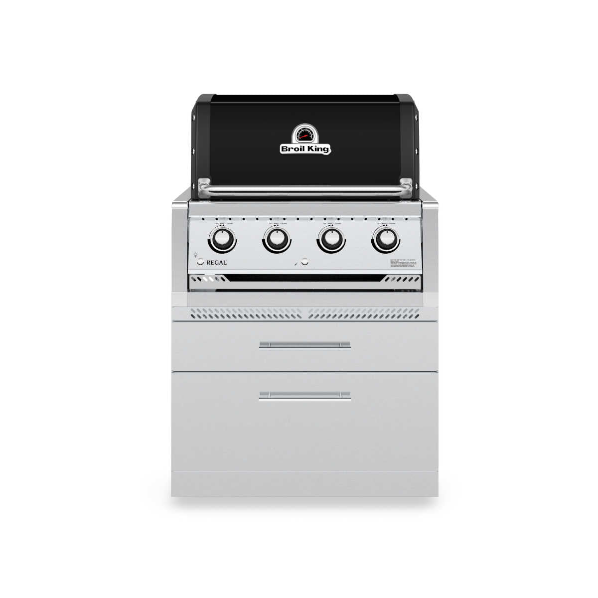 Innebygd grill Regal 420 Built-In 4 brennere støpejern med åpent lokk