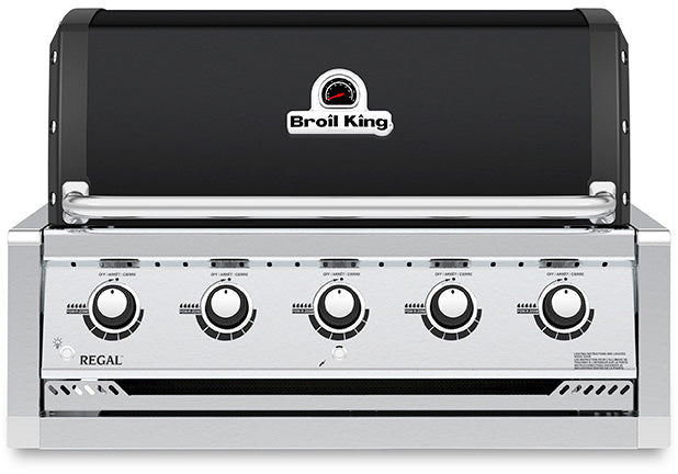 Bakside av Innebygd grill Regal 520 Black 5 brennere med grillrist