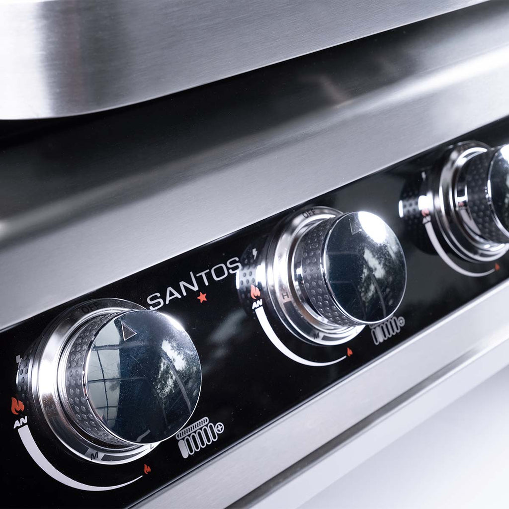 Sidebrenner på Innebygd grill SANTOS Free P-611