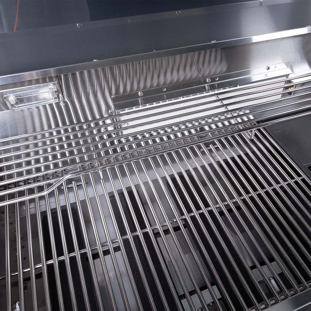Detalj av flammedeler i Innebygd grill SANTOS Free P-611