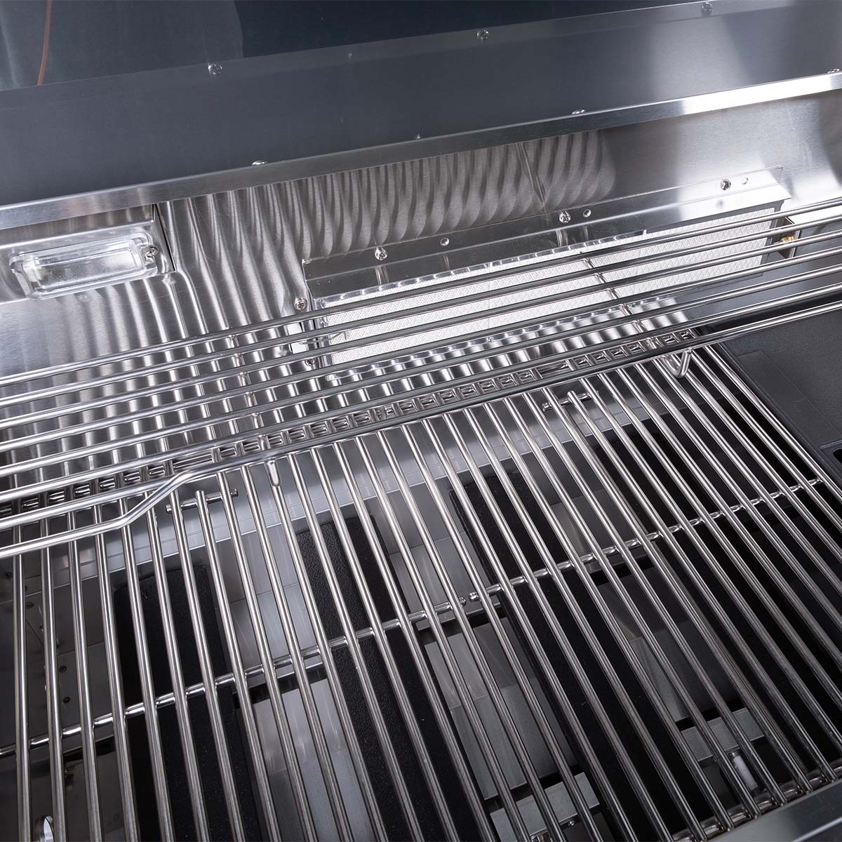 Detalj av flammedeler i Innebygd grill SANTOS Free P-611