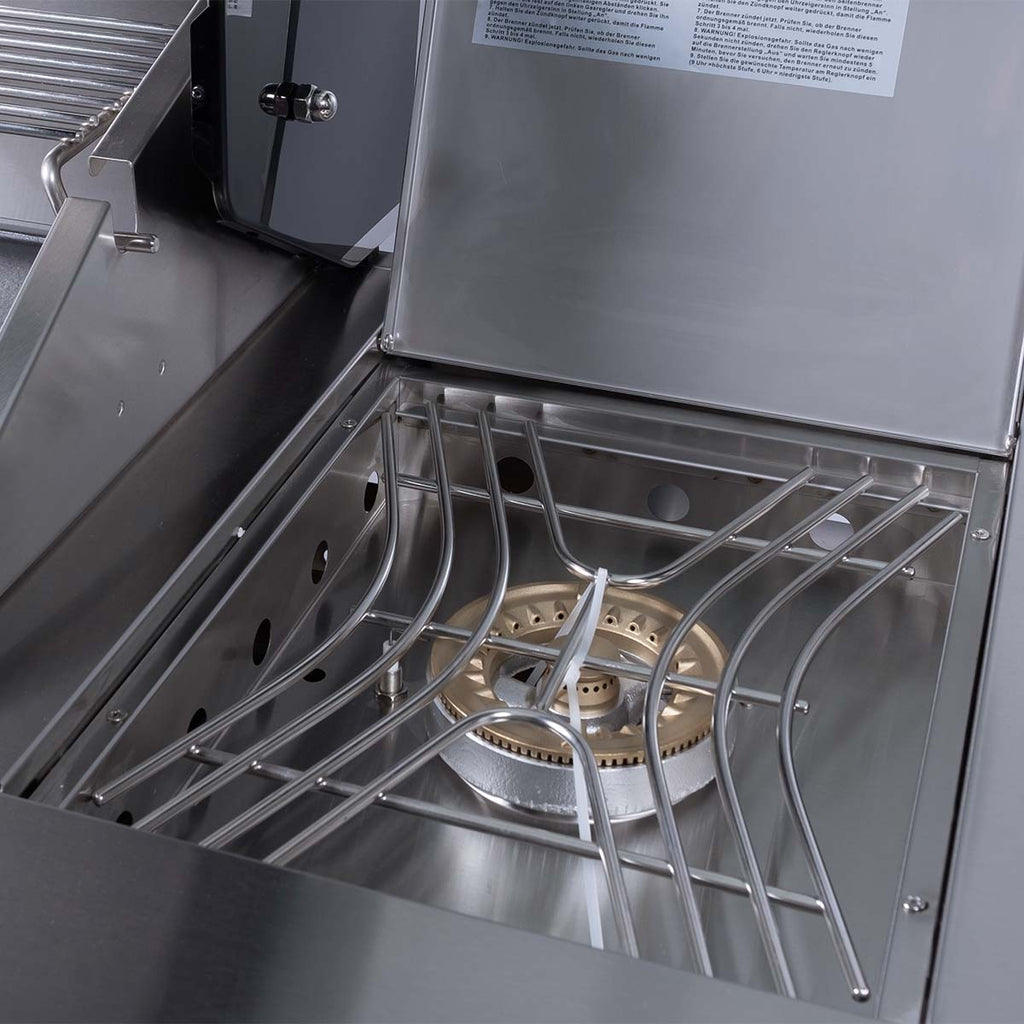 Sammenstilling av komponenter i Innebygd grill SANTOS Free P-611