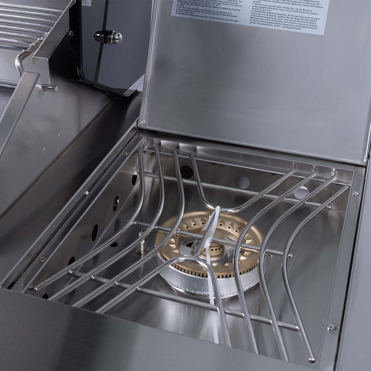 Sammenstilling av komponenter i Innebygd grill SANTOS Free P-611
