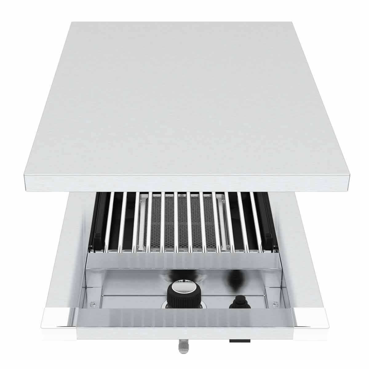 Bakside av Innebygd infrarødt brenner S 100 for utekjøkken Broil King