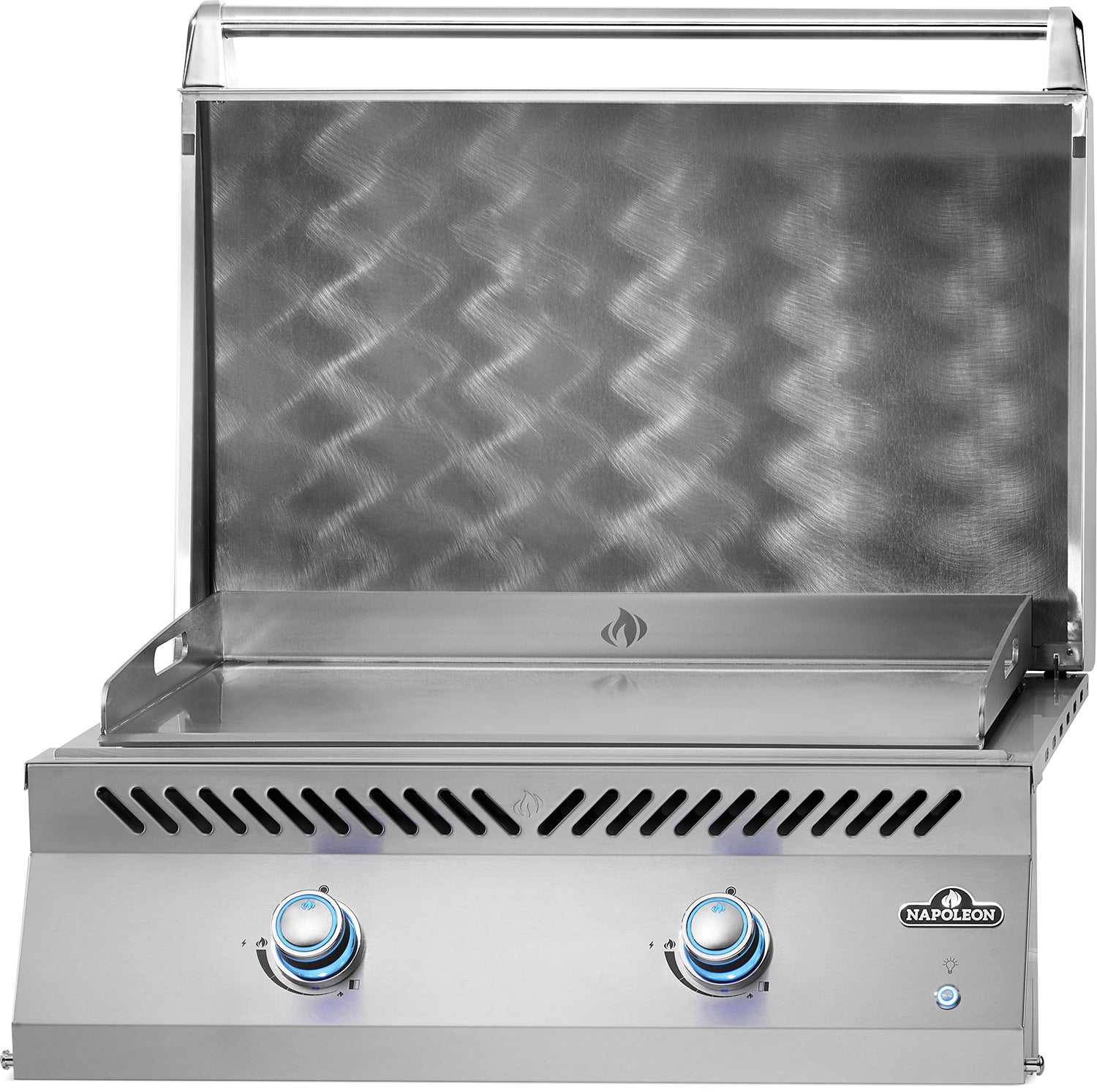 Fettoppsamler i rustfritt stål på Innebygd plancha grill 700-Series 32" Napoleon