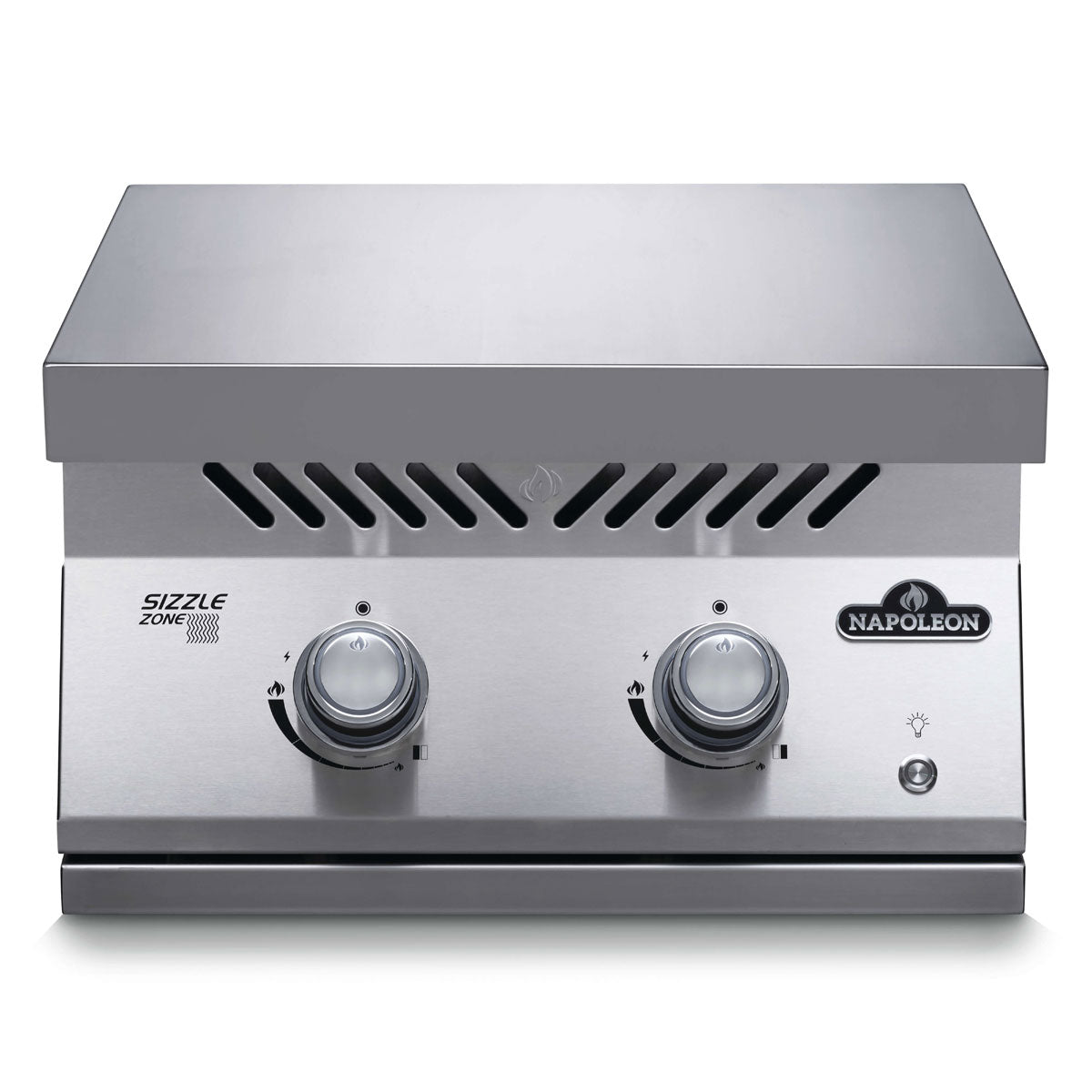 Oversikt av Innebygd sidebrenner 700-serie 2 brennere - Napoleon med lokk