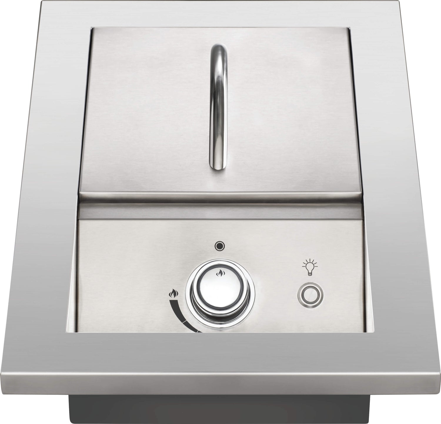 Detalj av Safety Glow kontrollknapp på Innebygd sidebrenner 700-Series BIB10 Safety Glow - Napoleon