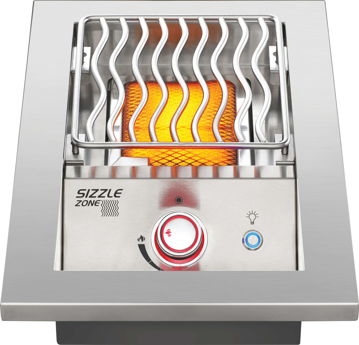 Innebygd Sizzle Zone BIB10 drop-in infrarødt brenner bakside