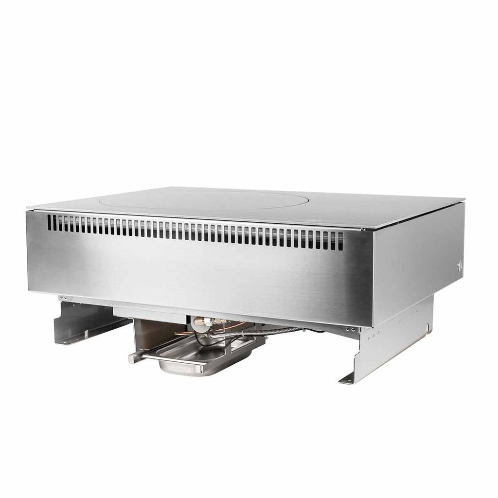 Detalj av innebygd wokbrenner Block R Gen. 5 17 kW Flammkraft