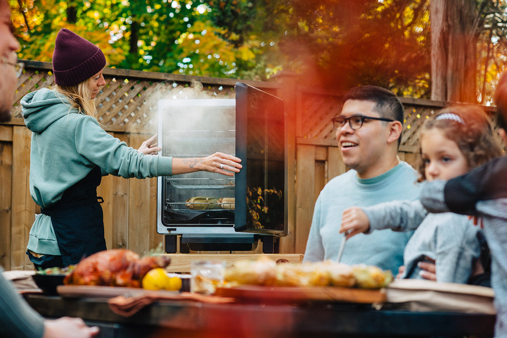 Oversikt over innvendige rister i Elektrisk røykovn Raven med Bluetooth 87 liter Bradley Smoker