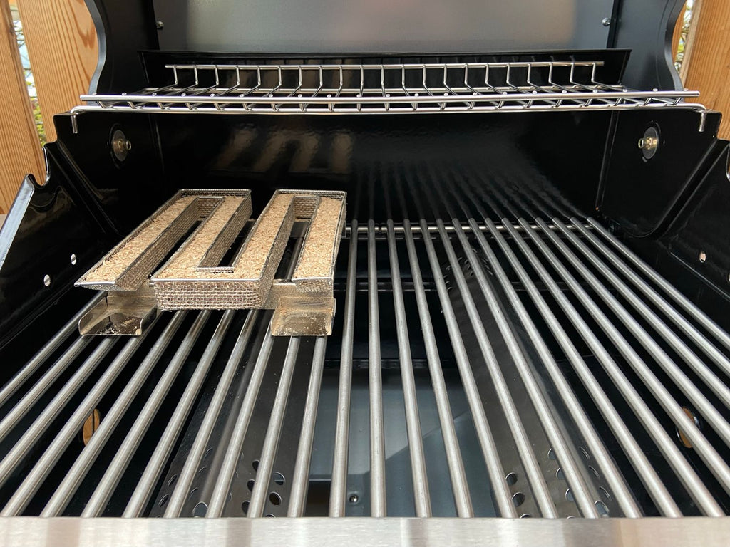 Kaldrøykgenerator rustfritt stål rektangulær - Grillfürst