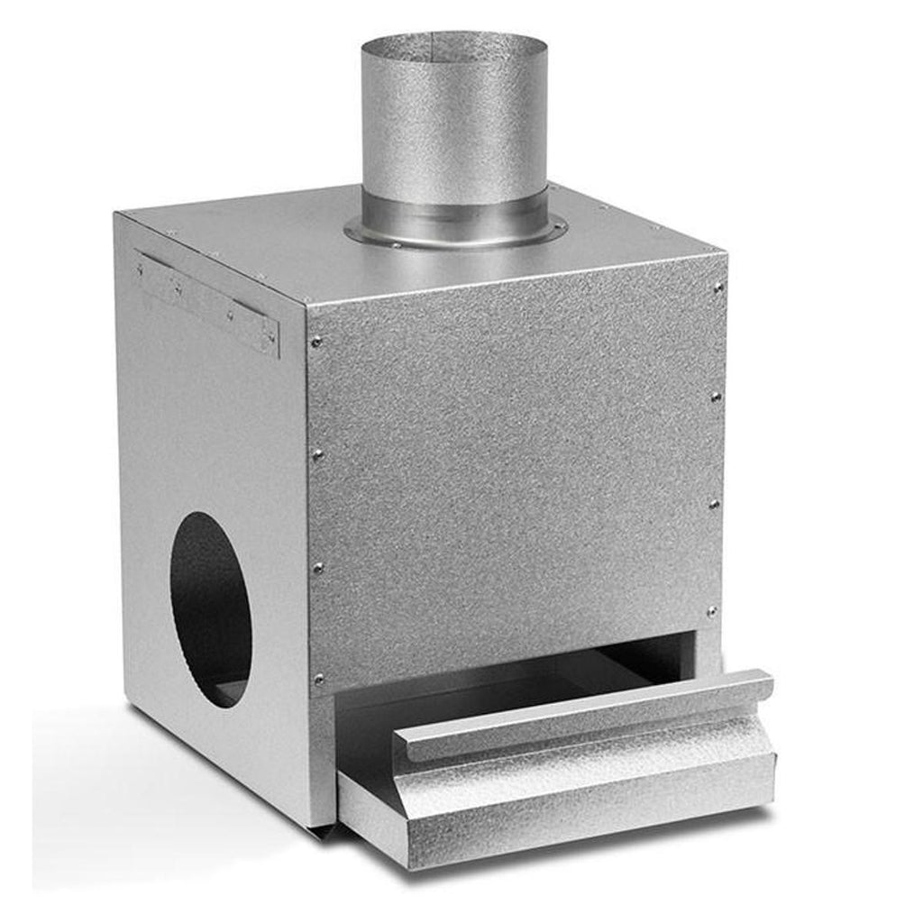 Kaldrøykadapter ZW-01 alu-sink - Borniak forfra