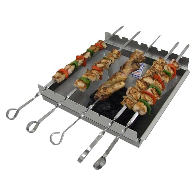Nærbilde av Kebabspyd-oppsats med 6 spyd for Thüros T1