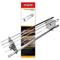 Kebabspyd-sett for dreiespidd 6 spyd 60 cm forfra