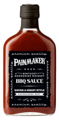 Kentucky Moonshine Whiskey BBQ-saus 195 ml - Painmaker flaske forfra