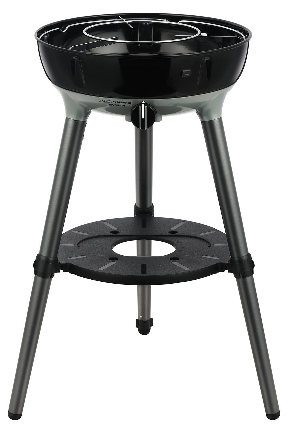 Grillflaten med keramisk belegg på Campinggrill Carri Chef 40
