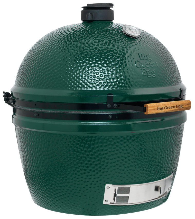 Keramisk grill 2XL 73 cm rustfritt stål rist - Big Green Egg detalj av lokk