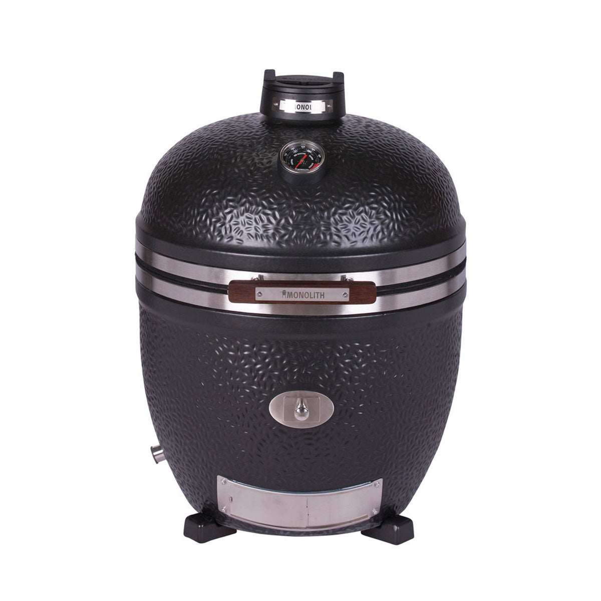 Keramisk grill Avantgarde LeChef uten stativ svart forfra