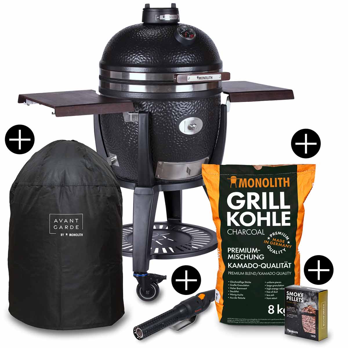 Keramisk grill Avantgarde.55 Classic med startsett 44 cm forfra
