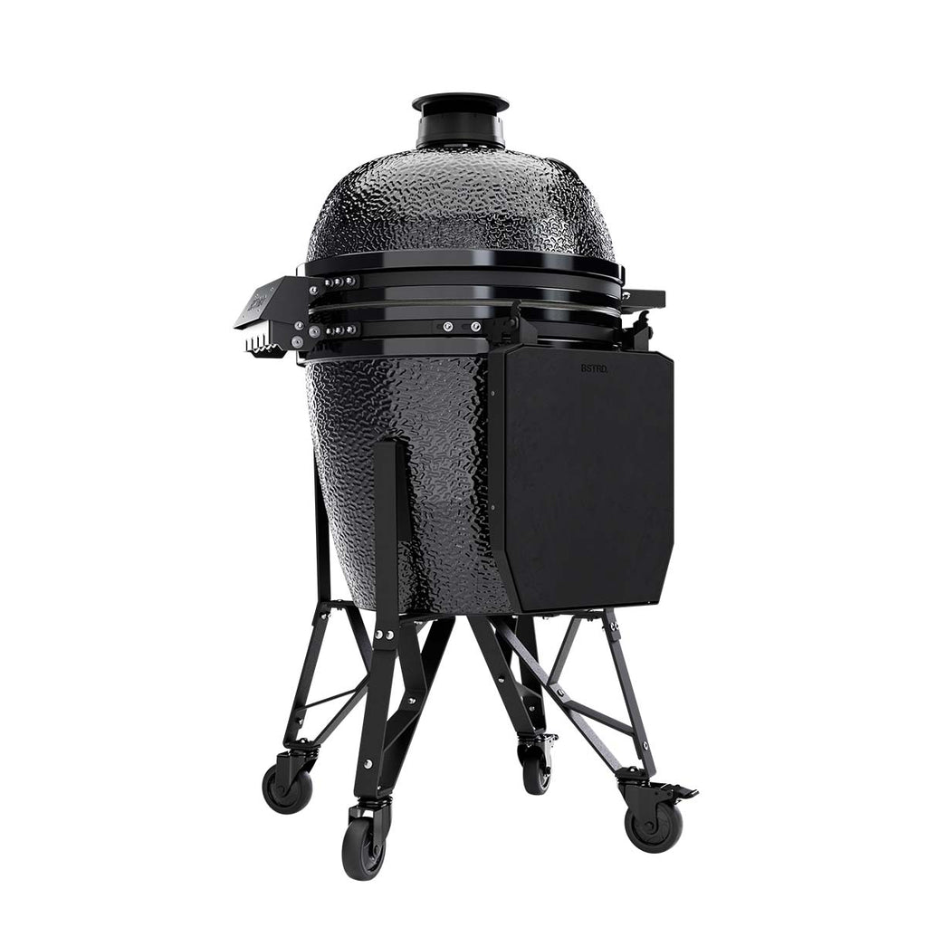 Oversikt over sidehyller på Keramisk grill BSTRD. Large Complete Gloss Graphite