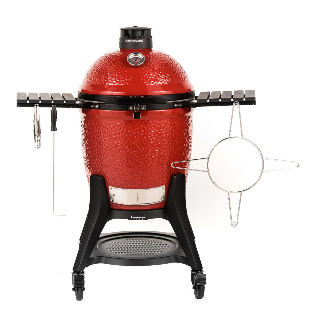 Montert keramisk grill Classic III med tralle og sidebord 46 cm - Kamado Joe