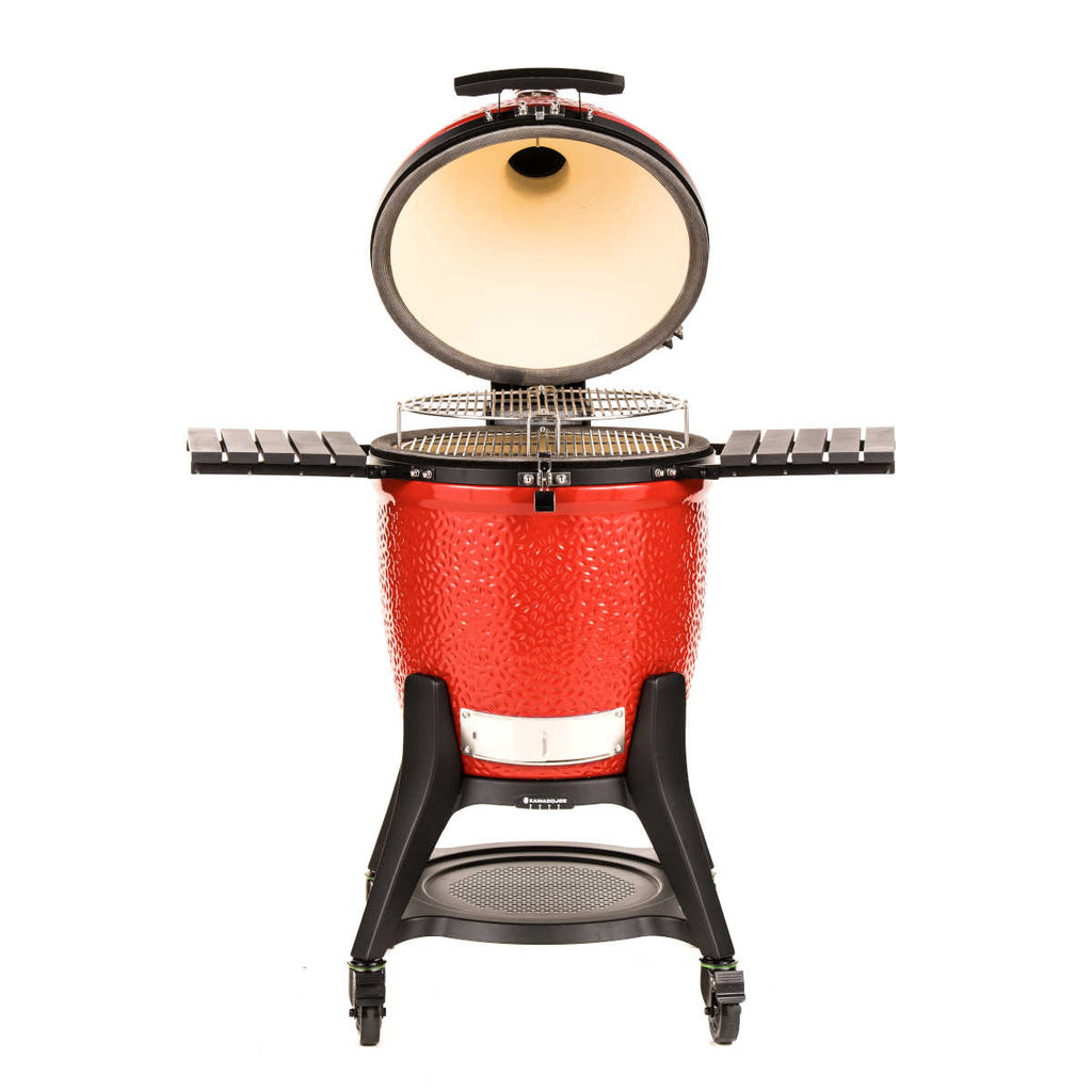 Nærbilde av keramisk grill Classic III med tralle og sidebord 46 cm - Kamado Joe