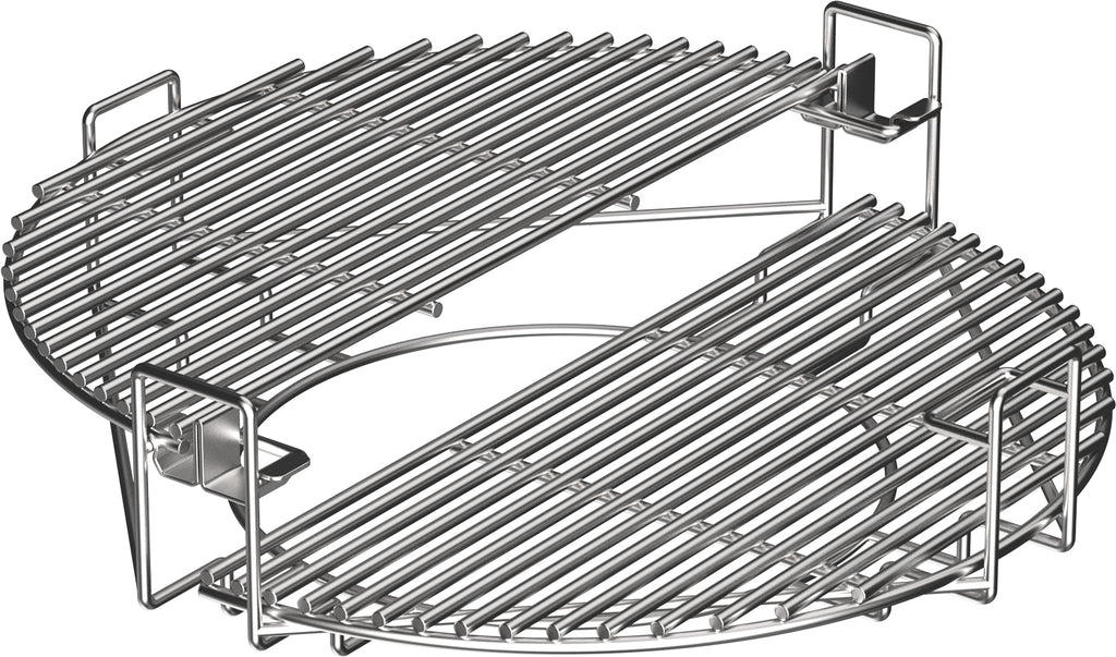 Nærbilde av grillrist og lokk på Keramisk grill Classic Medium Solo svart 40 cm