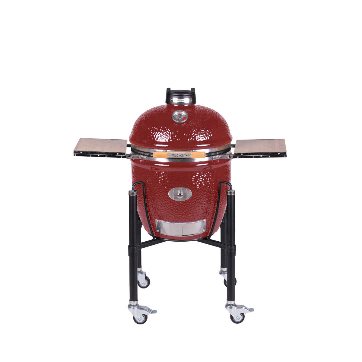 Keramisk grill Classic Pro 2.0 med stativ 46 cm rød - Monolith forfra