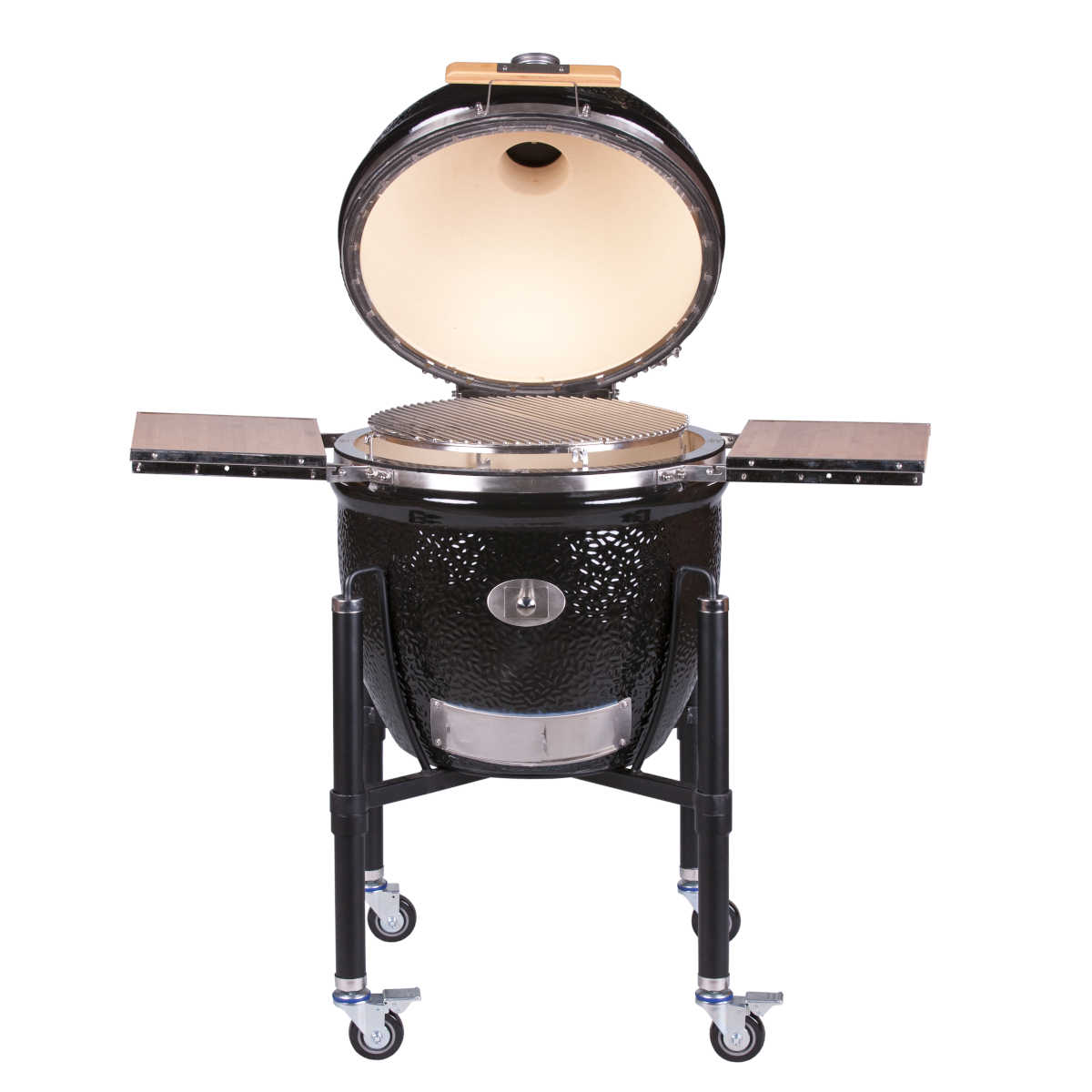 Keramisk grill Classic Pro 2.0 med stativ 46 cm svart - Monolith bakside