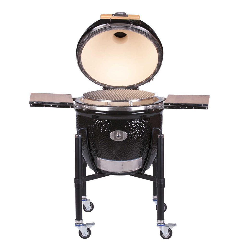 Keramisk grill Classic Pro 2.0 med stativ 46 cm svart - Monolith bakside