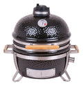 Keramisk grill ICON Black bordgrill med stativ 33 cm forfra