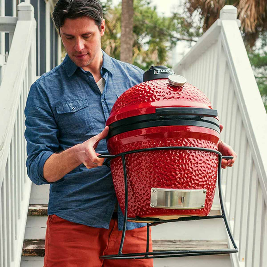 Keramisk grill Junior med stativ 34 cm - Kamado Joe bakside