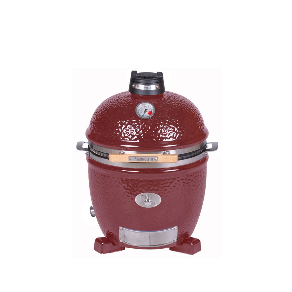 Keramisk grill Junior Pro 2.0 rød 33 cm - Monolith forfra