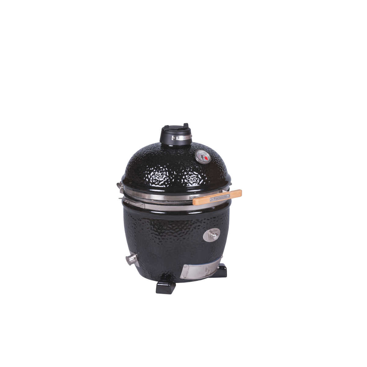 Keramisk grill Junior Pro 2.0 svart 33 cm - Monolith forfra