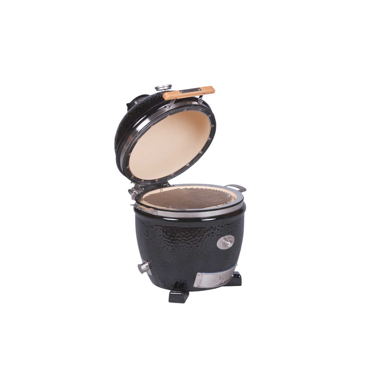 Detalj av keramisk grill Junior Pro 2.0 svart 33 cm - Monolith ventil