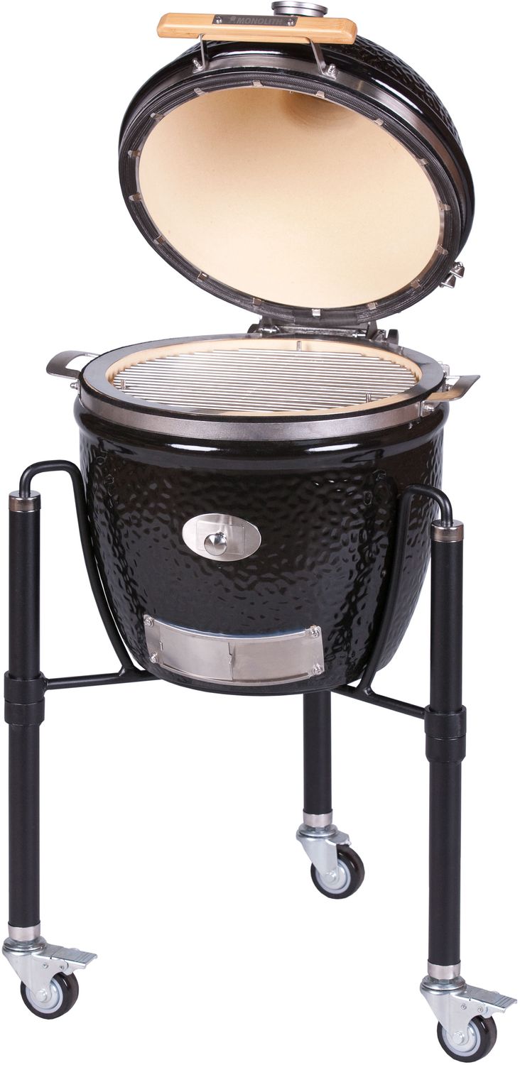 Nærbilde av grillrist på Keramisk grill Junior PRO 2.0 svart med stativ 33 cm