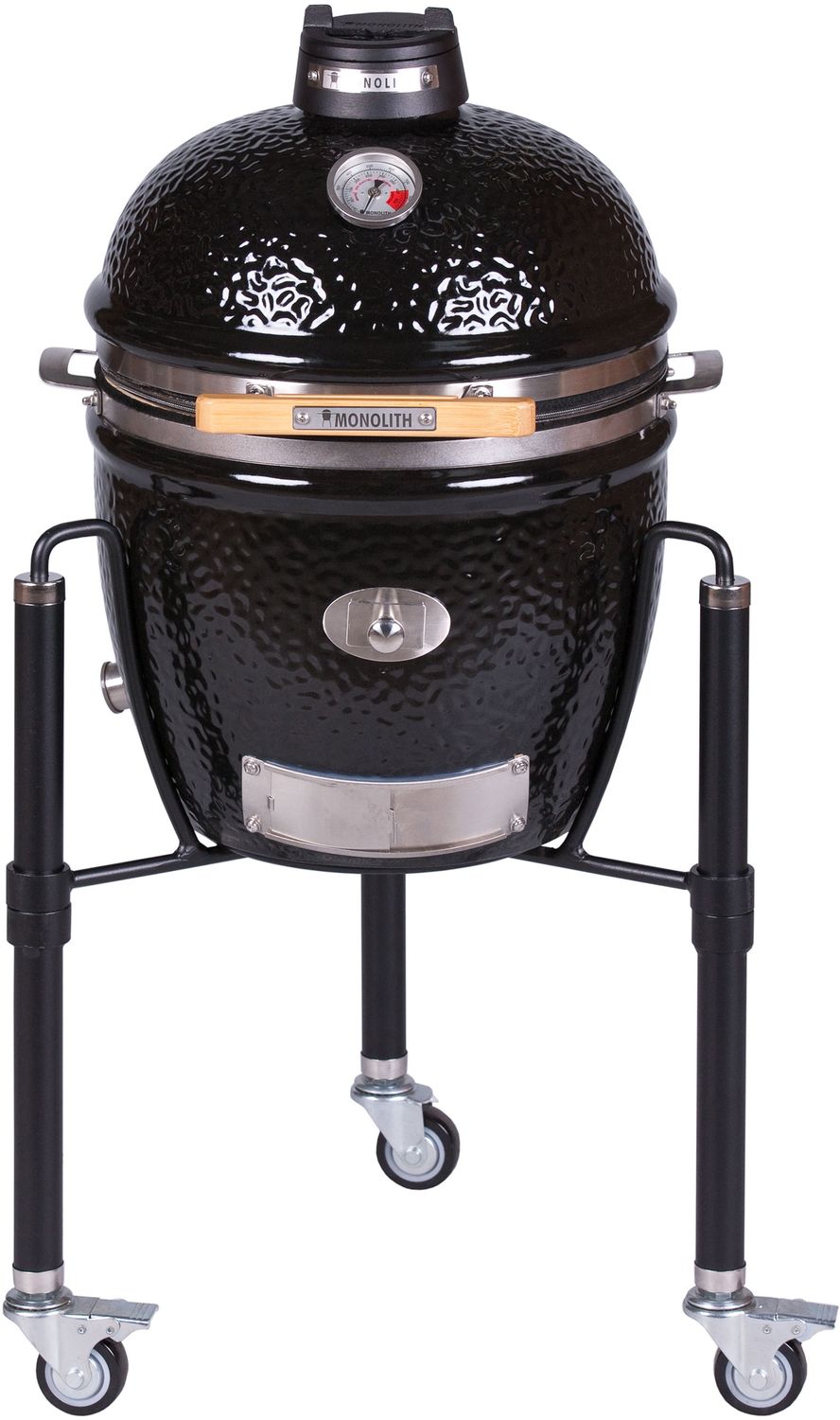 Bakside av Keramisk grill Junior PRO 2.0 svart med stativ og startsett