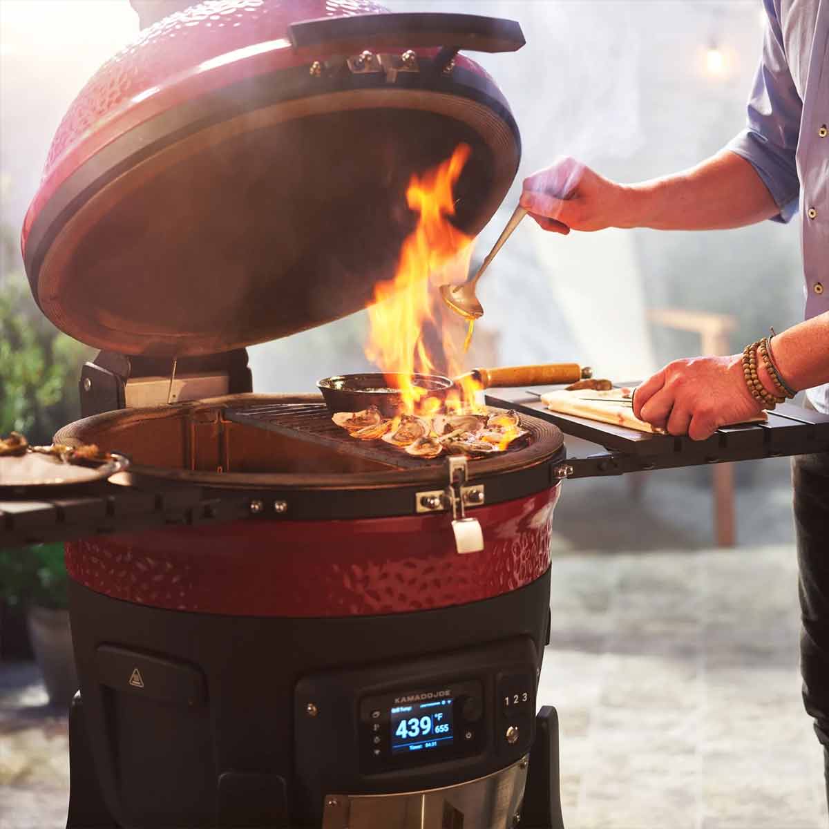 Keramisk grill Konnected Joe 46 cm med app-styring temperaturkontroll