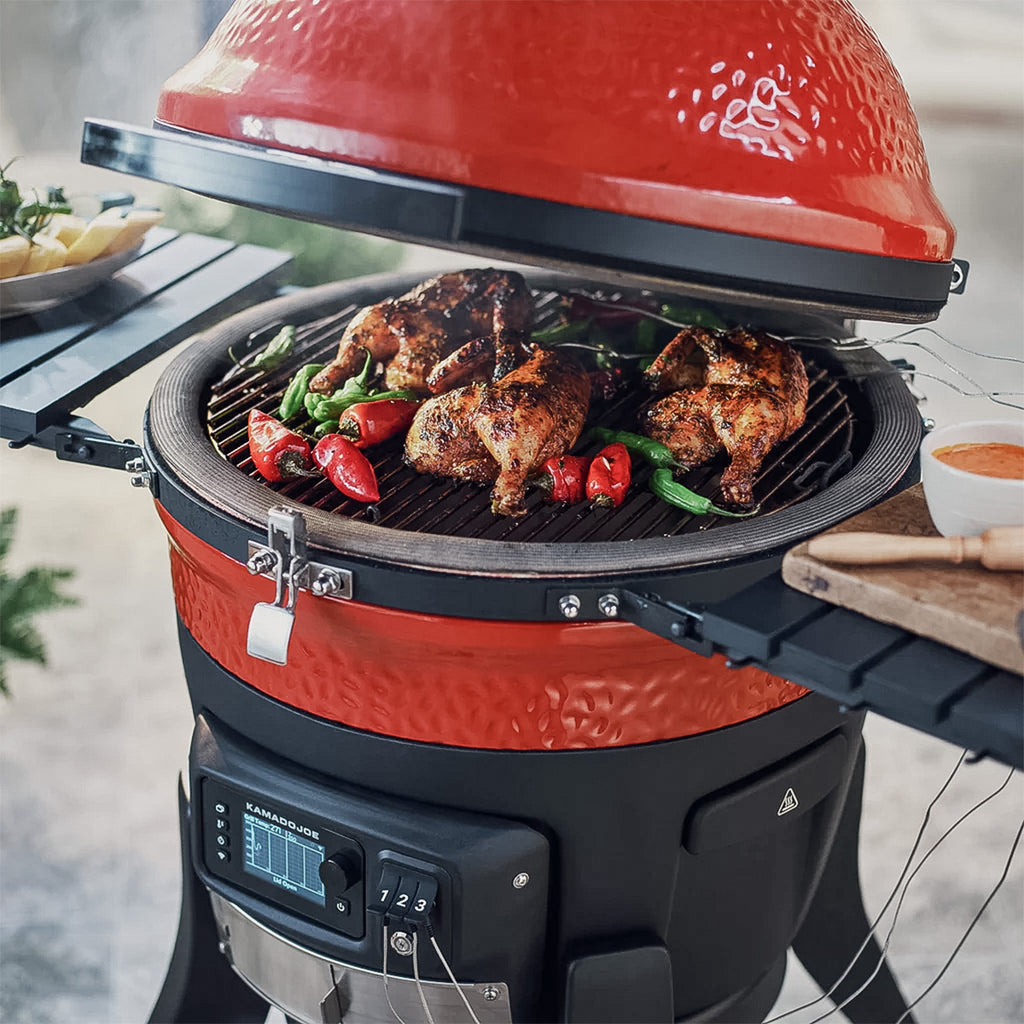 Keramisk grill Konnected Joe med app-styring bakside