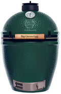 Keramisk grill Large 46 cm rustfritt stål rist - Big Green Egg forfra