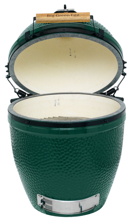 Keramisk grill Large 46 cm rustfritt stål rist - Big Green Egg bakside