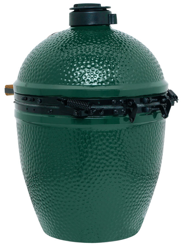 Keramisk grill Large 46 cm rustfritt stål rist - Big Green Egg med temperaturmåler