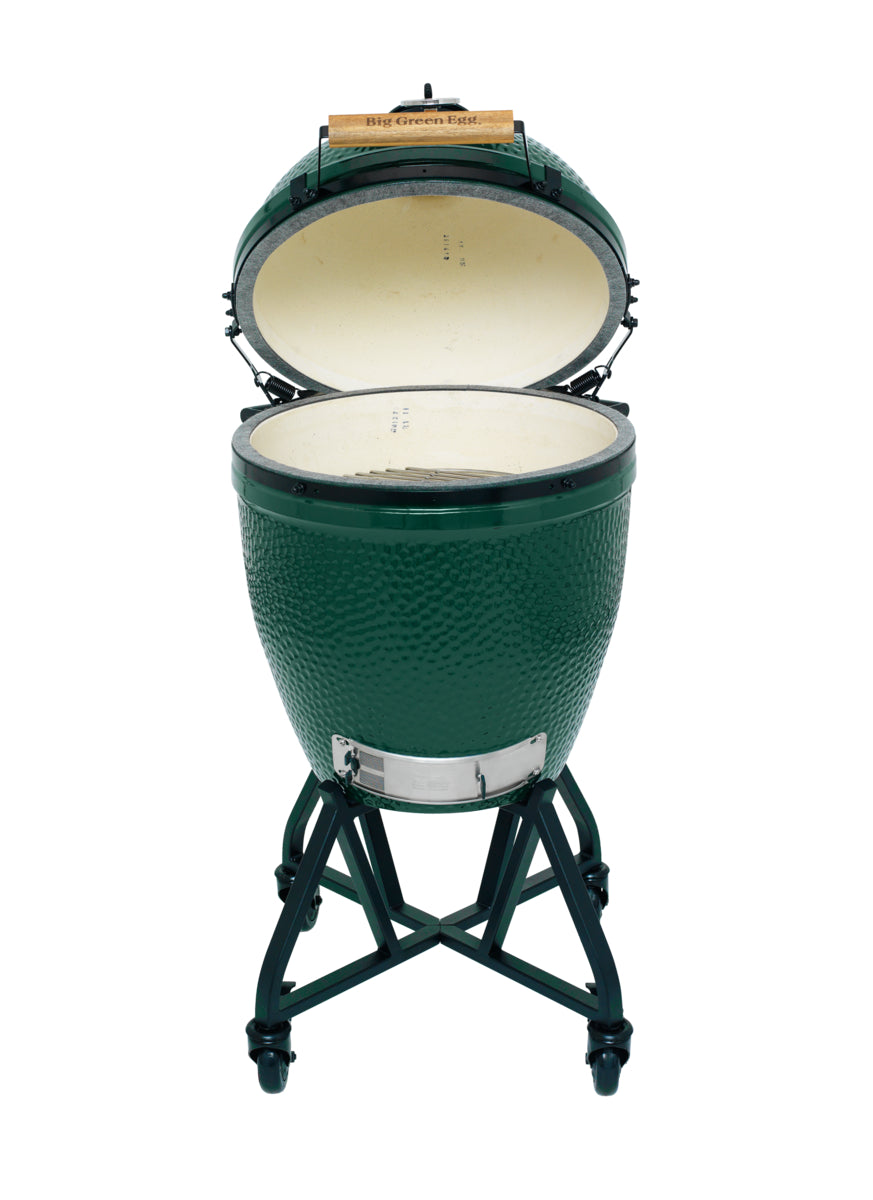 Keramisk grill Large 46 cm startpakke - Big Green Egg kullrist i støpejern