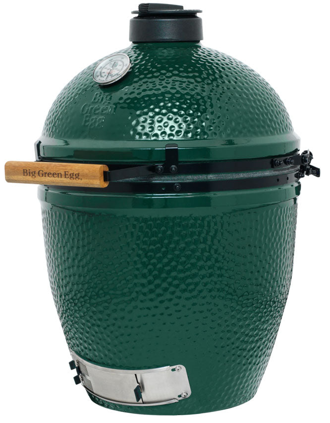 Montert keramisk grill Large utekjøkken 46 cm - Big Green Egg i hage