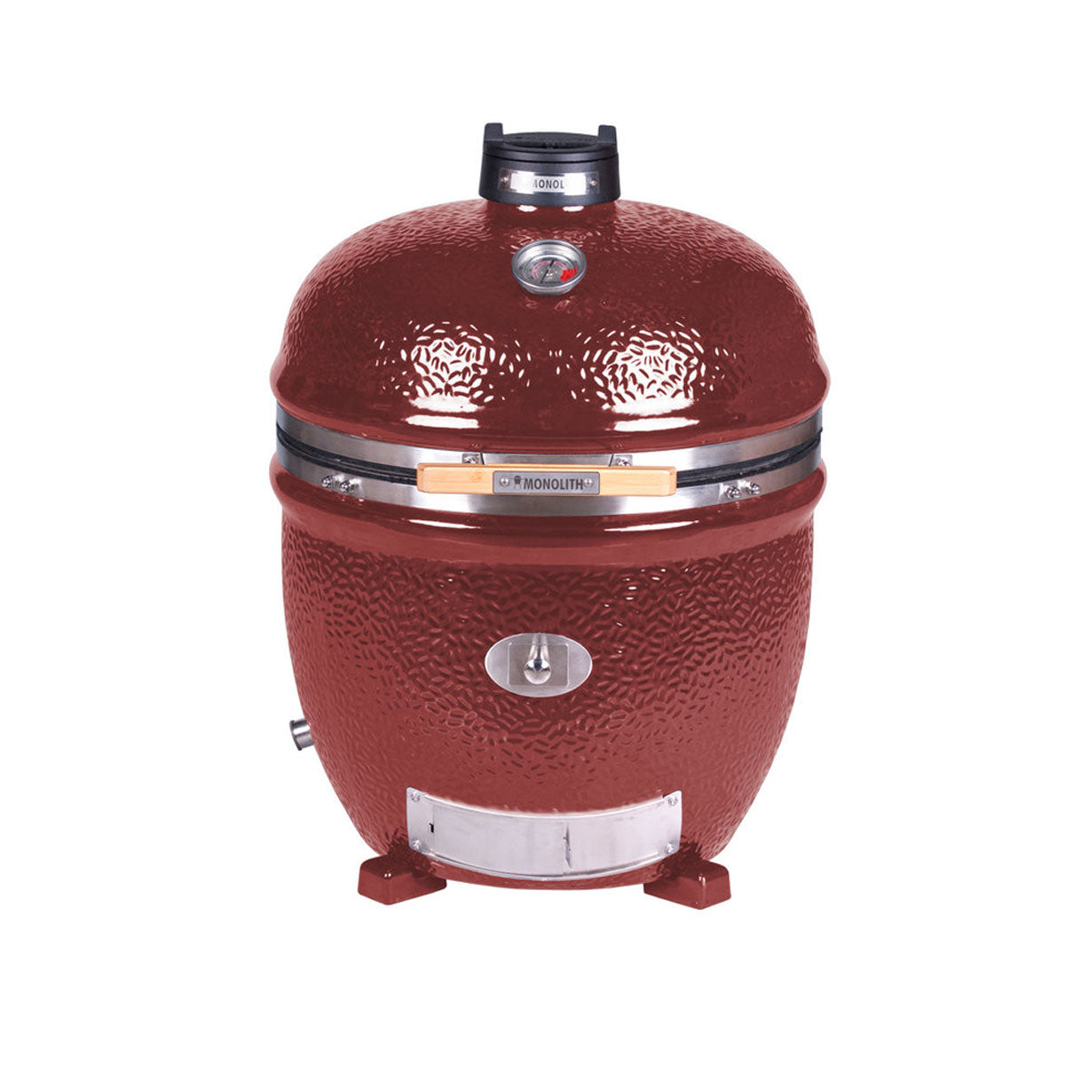Keramisk grill LeChef Pro 2.0 rød 55 cm forfra