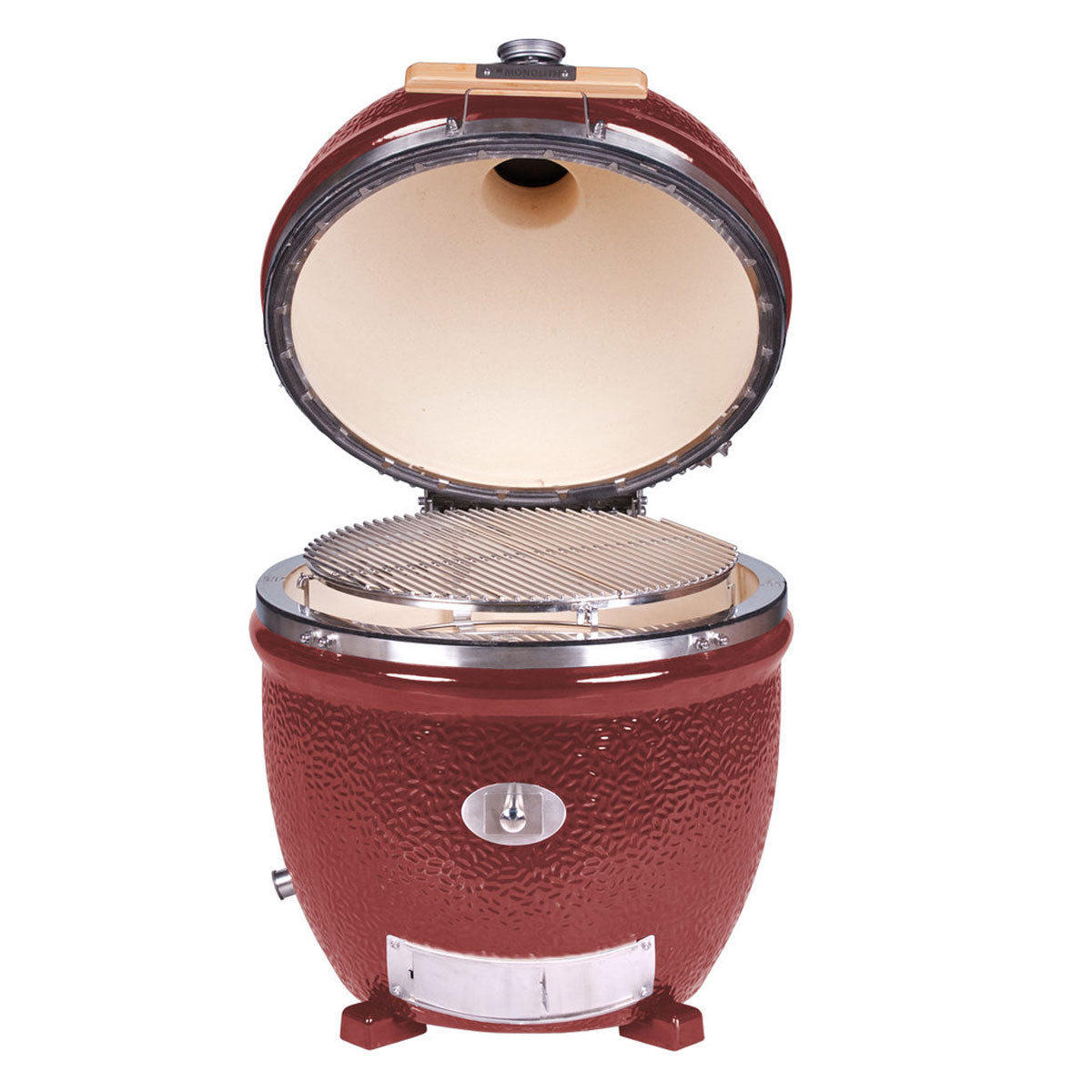 Keramisk grill LeChef Pro 2.0 rød 55 cm bakside