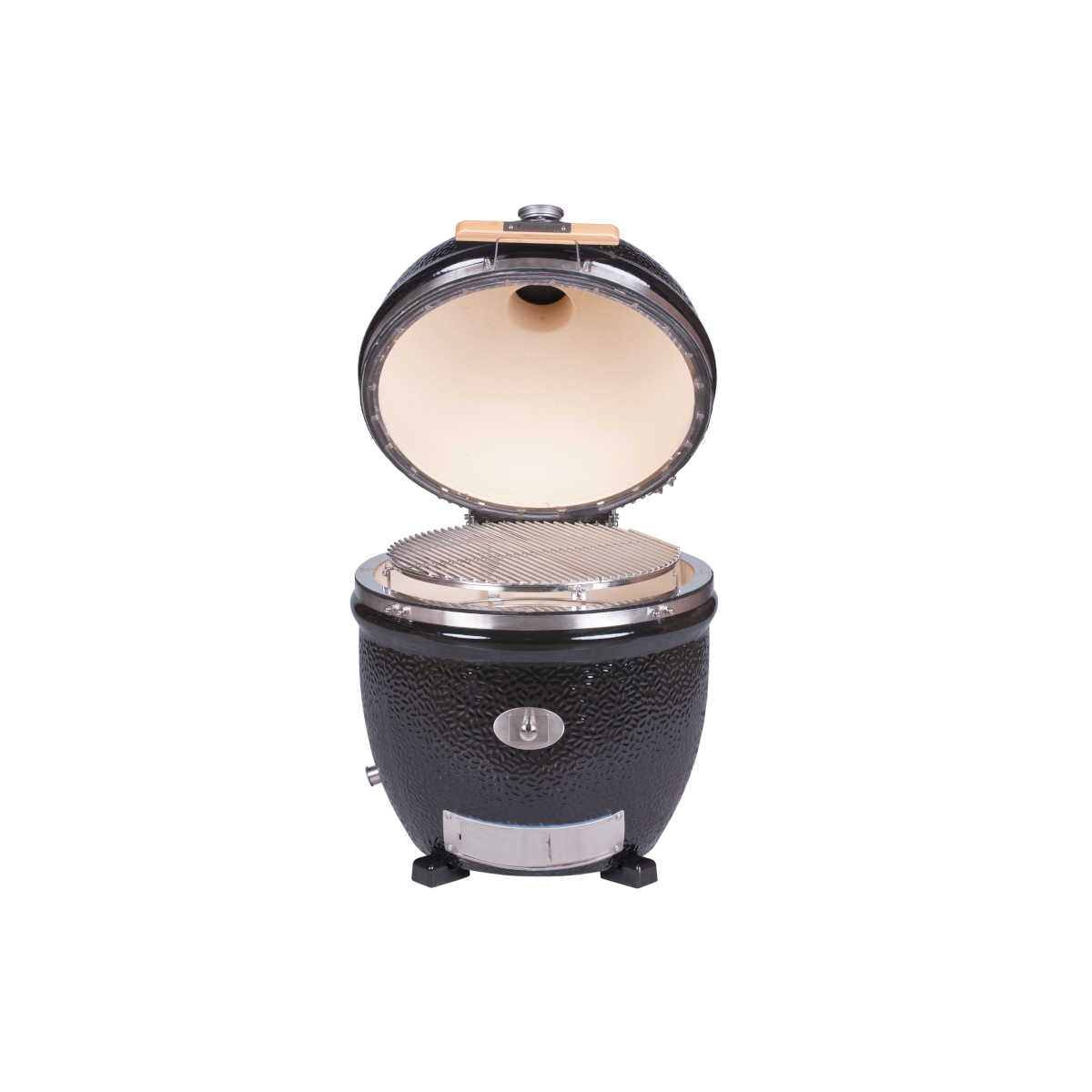 Nærbilde av grillrist på Keramisk grill LeChef Pro 2.0 svart 55 cm